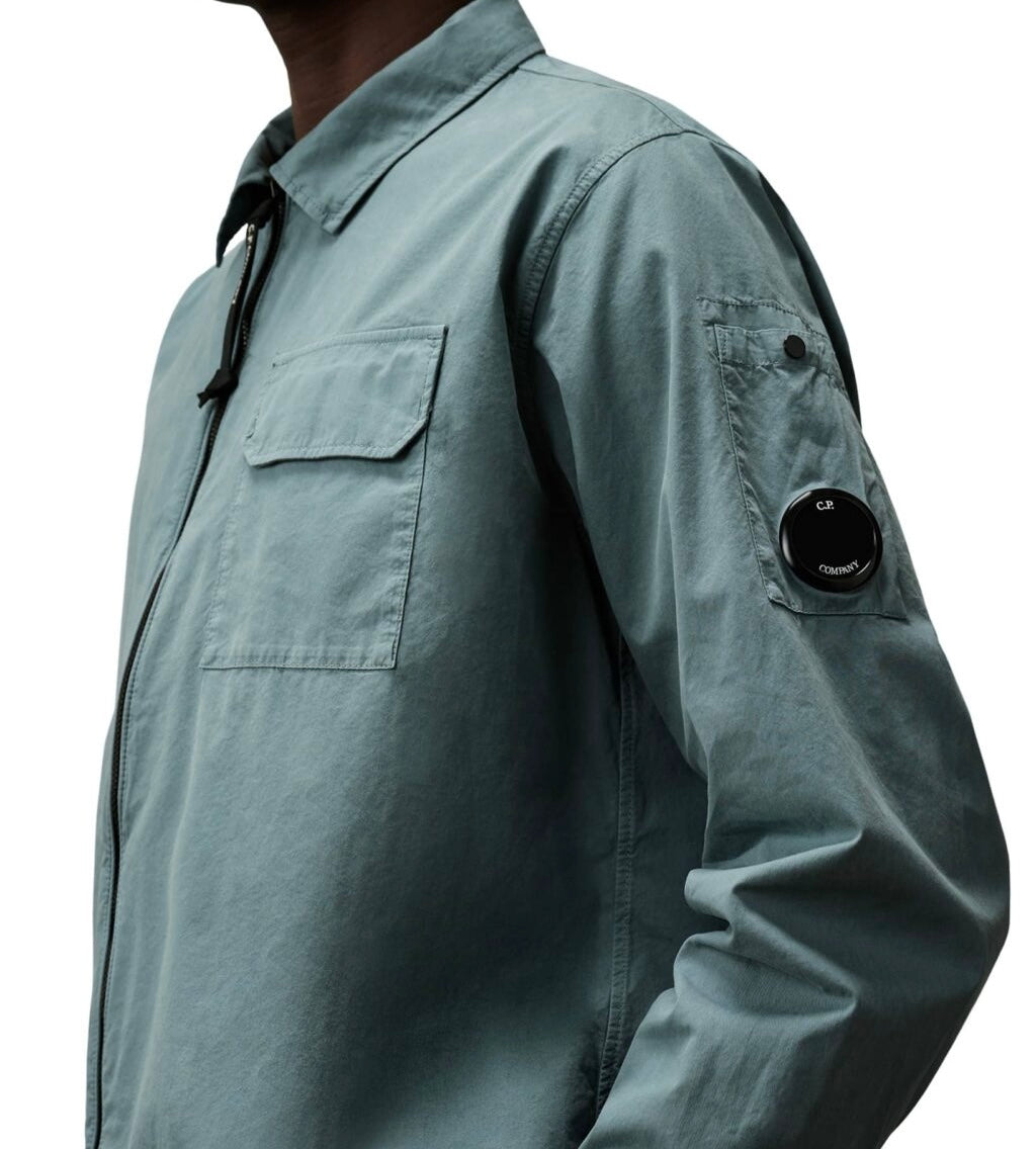 CP Company Gabardine Zipped Lens Overshirt