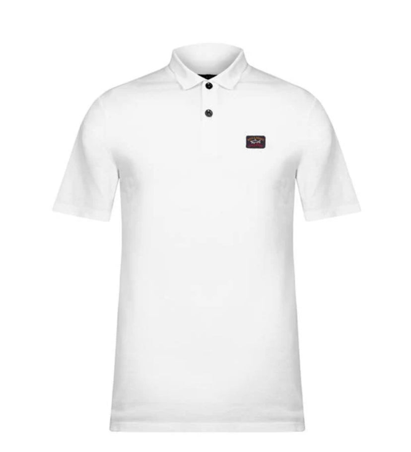 Paul & Shark ORGANIC COTTON PIQUÉ POLO WITH ICONIC BADGE
