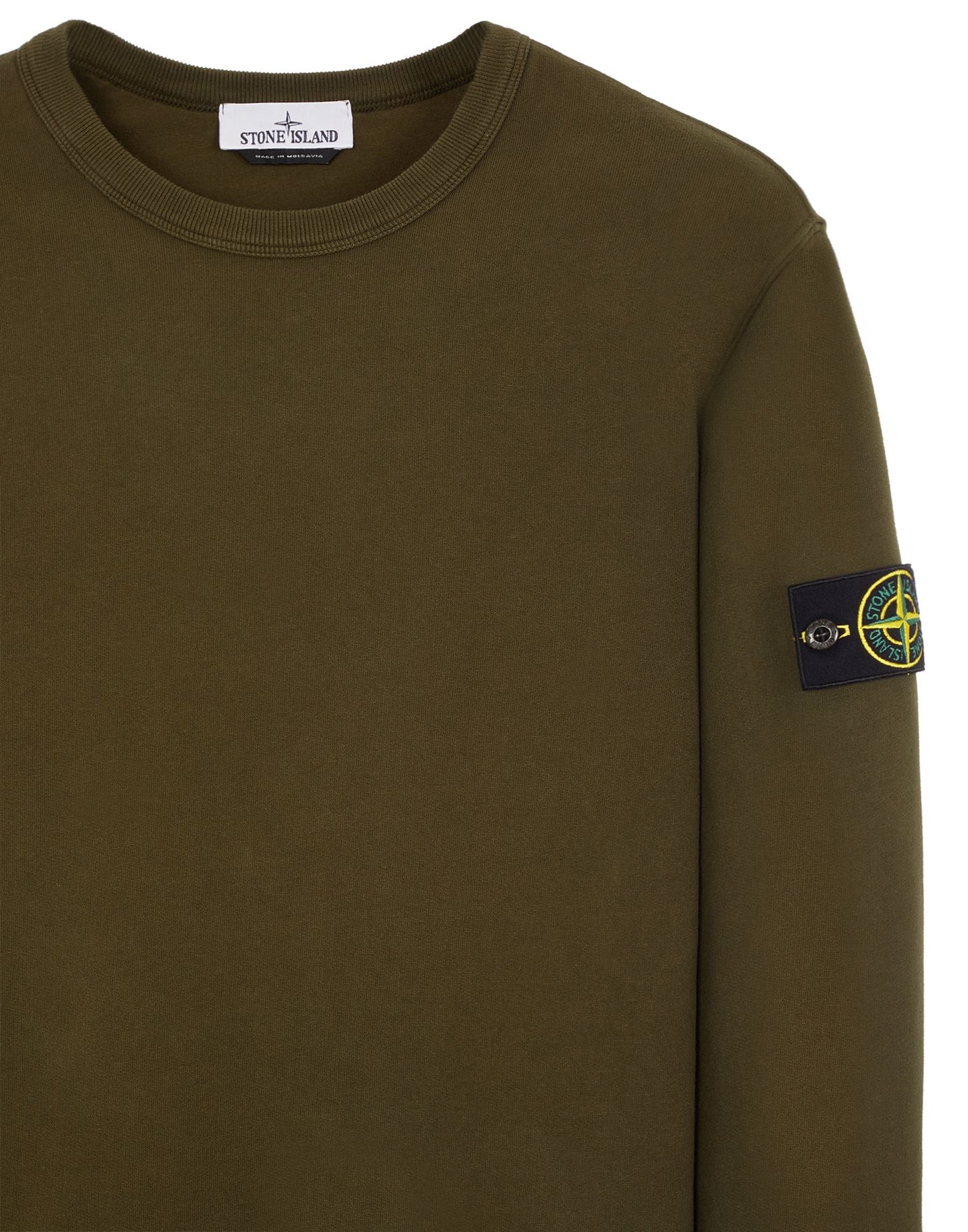 Stone Island 62420 Brushed Cotton Sweatshirt