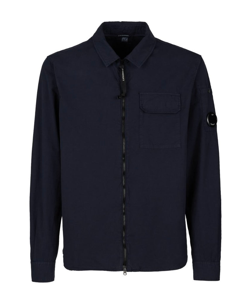 CP Company Gabardine Zipped Lens Overshirt
