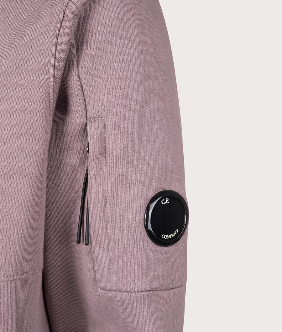CP Company Diagonal Raised Fleece Lens Hoodie
