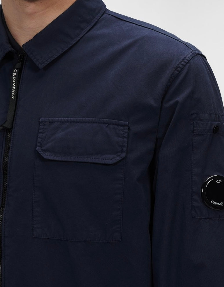 CP Company Gabardine Zipped Lens Overshirt