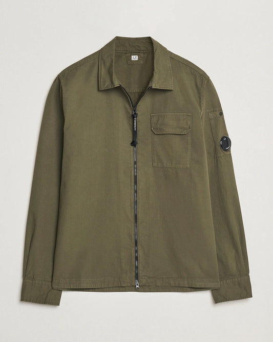 CP Company Gabardine Zipped Lens Overshirt