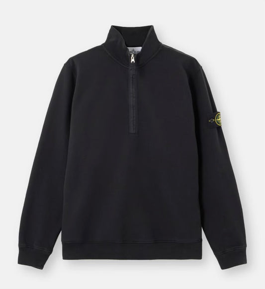 6100068 BRUSHED ORGANIC COTTON FLEECE Half Zip Sweatshirt