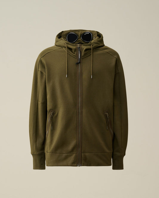 CP Company Diagonal Raised Fleece Goggle Hoodie