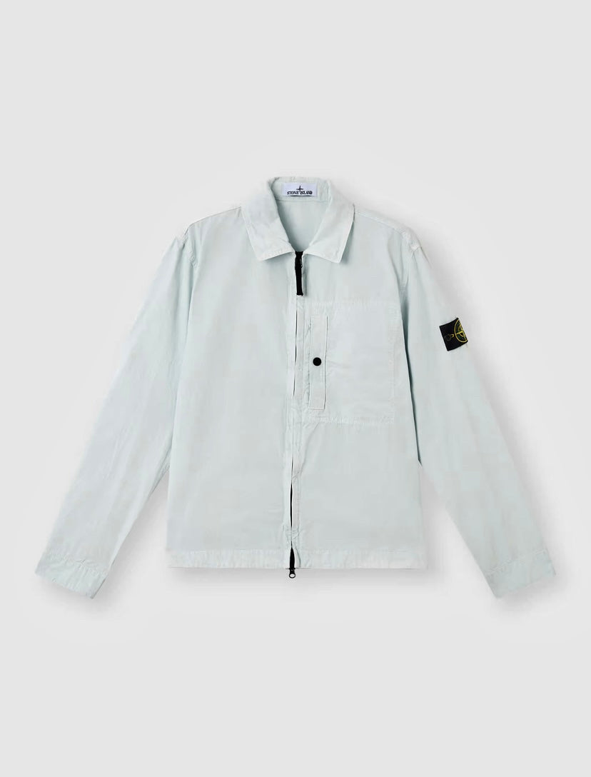 Stone Island 1200032 BRUSHED ORGANIC COTTON CANVAS 'OLD' EFFECT Overshirt