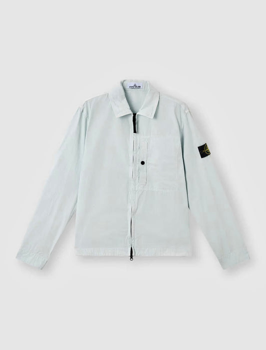 Stone Island 1200032 BRUSHED ORGANIC COTTON CANVAS 'OLD' EFFECT Overshirt