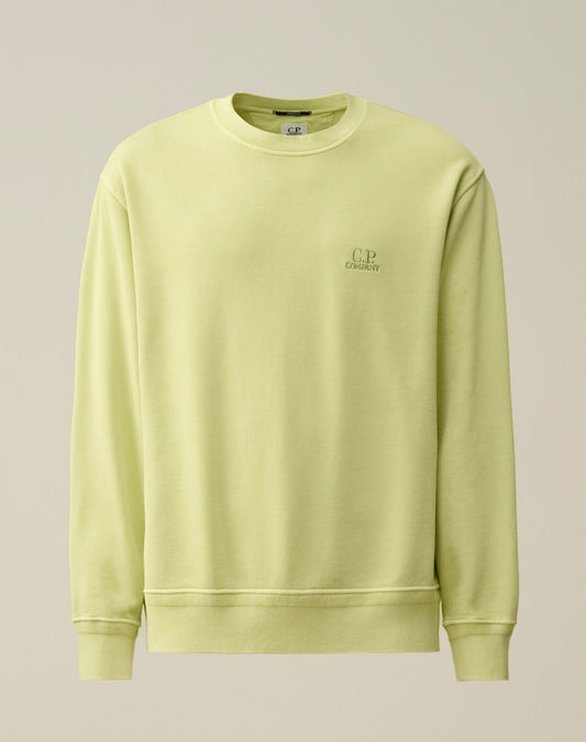 CP Company RESIST DYED Diagonal Fleece Logo Sweatshirt
