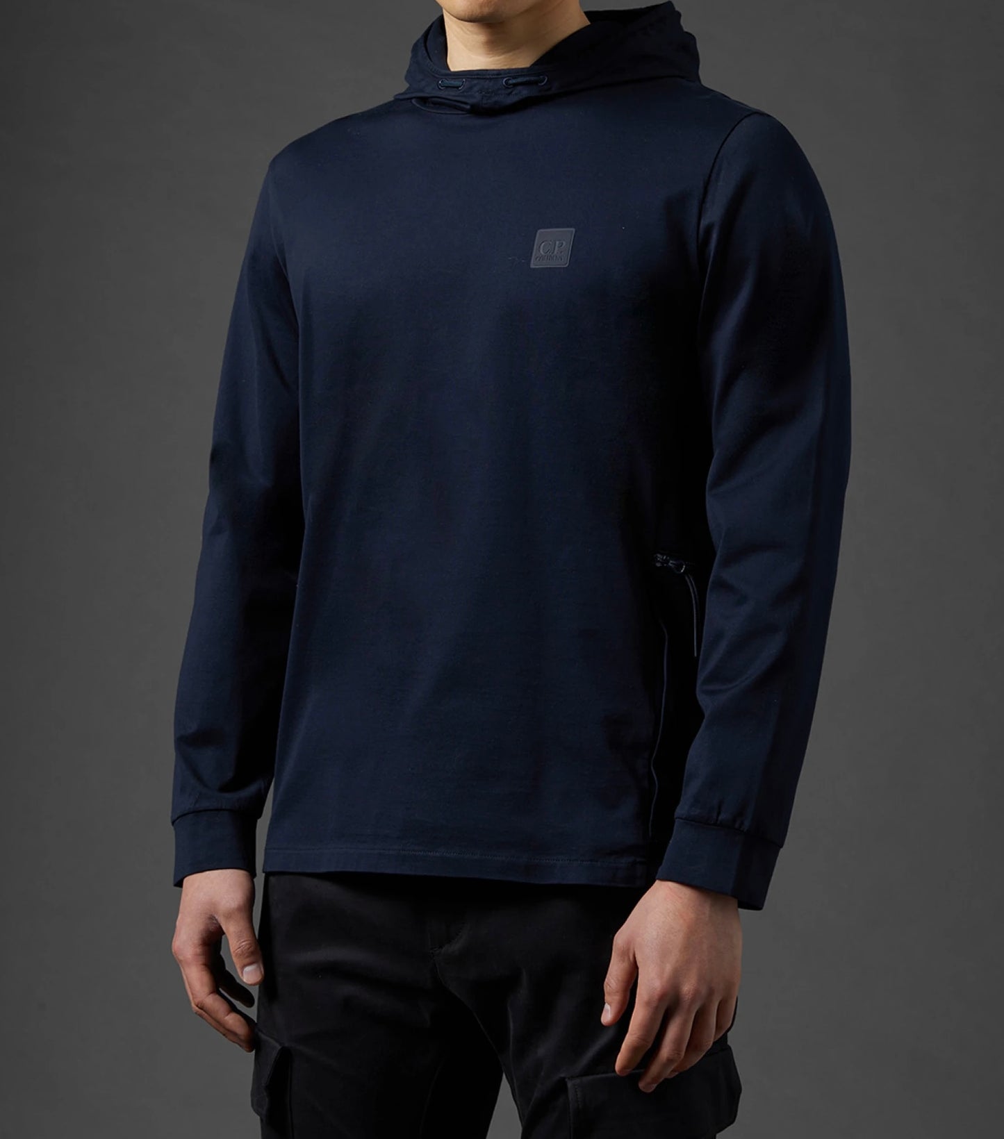 CP Company METROPOLIS Light Mercerized Jersey Hoodie