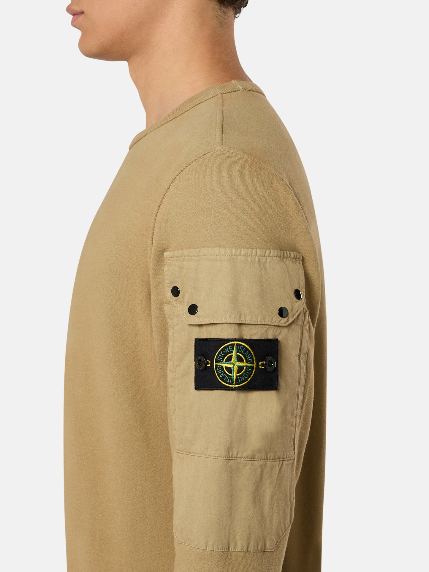 Stone Island 63920 BRUSHED COTTON FLEECE Sweatshirt