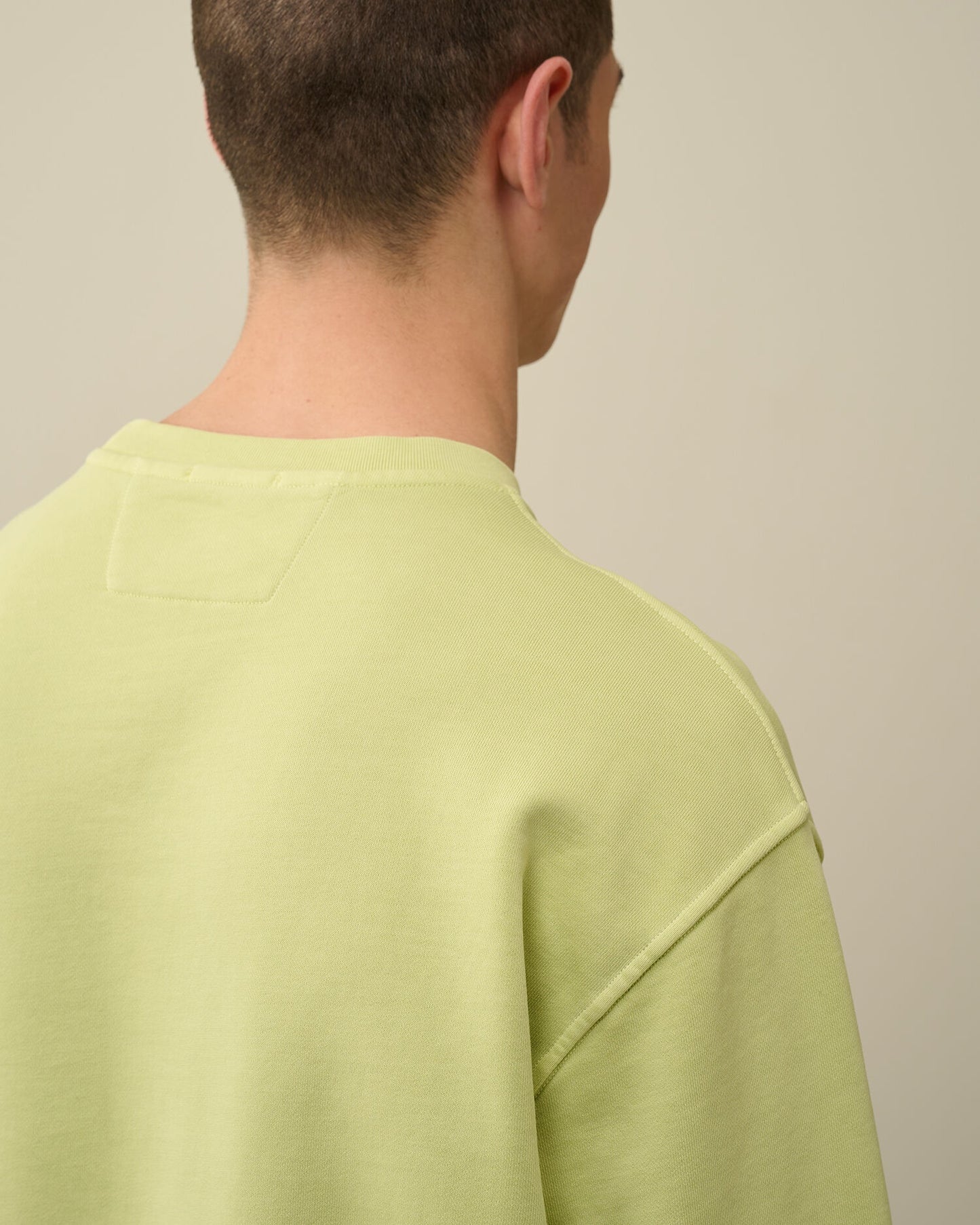 CP Company RESIST DYED Diagonal Fleece Logo Sweatshirt