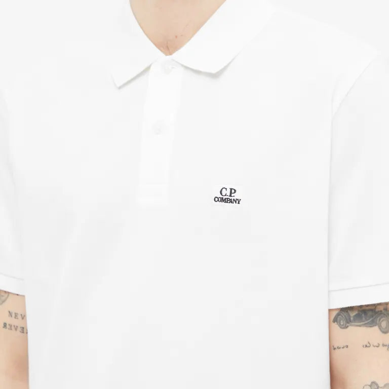 CP Company Regular Fit Stitch Logo Polo Shirt