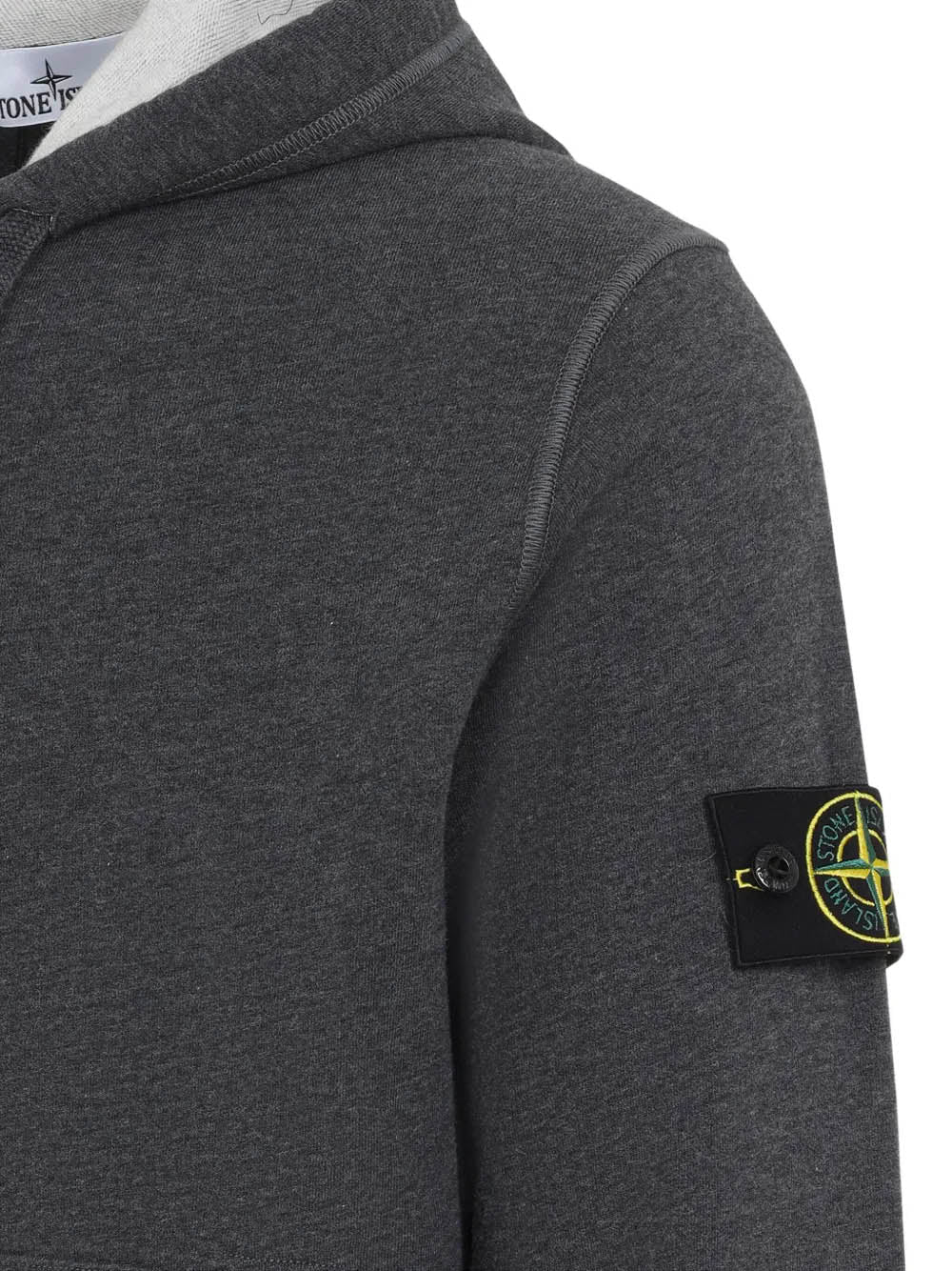 Stone Island 6100042 COTTON FLEECE Hooded Full Zip Sweatshirt