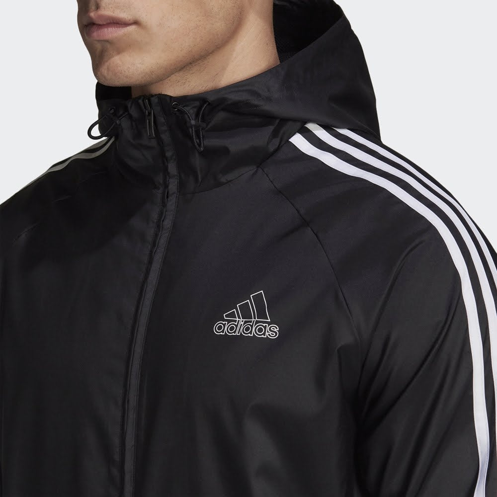 Adidas Essentials Hooded Windbreaker Jacket HE4322 – Dynamite Terrace ...