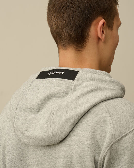 CP Company Diagonal Raised Fleece Lens Hoodie