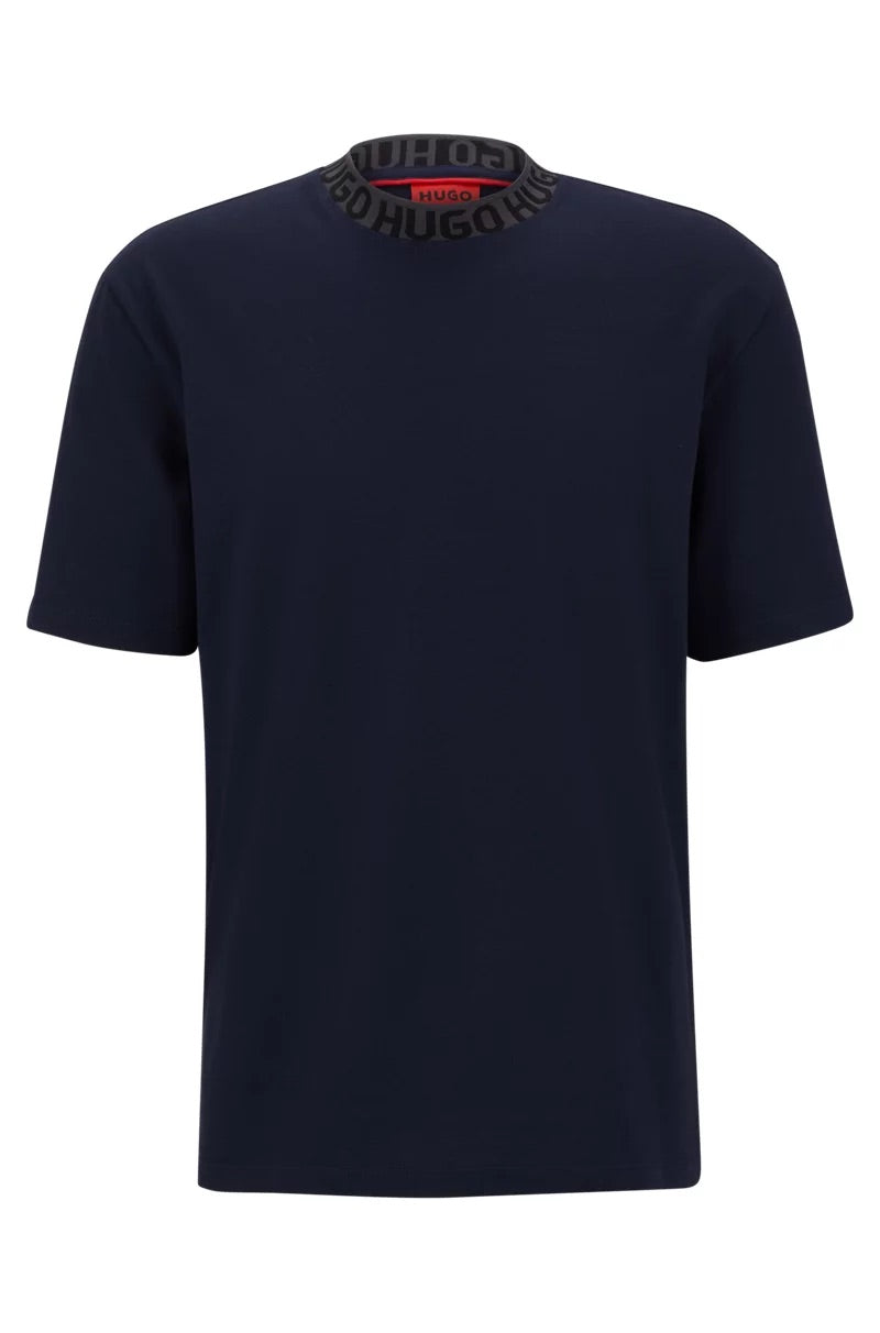 HUGO Daffir Collar Logo T-Shirt