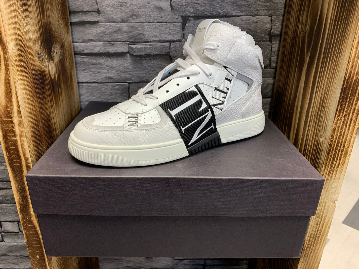 Valentino VL7N Calfskin Sneaker with Bands